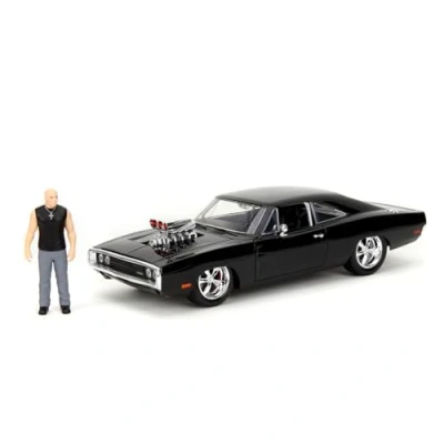 Afbeelding van JADA Fast&amp;Furious Dodge met Toreto figuur 1:24