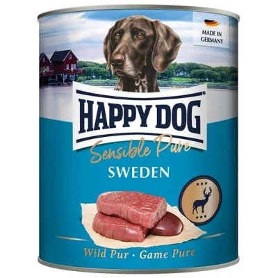 Afbeelding van 6x800g Sensible Pure Sweden (Wild Puur) Happy Dog Hondenvoer