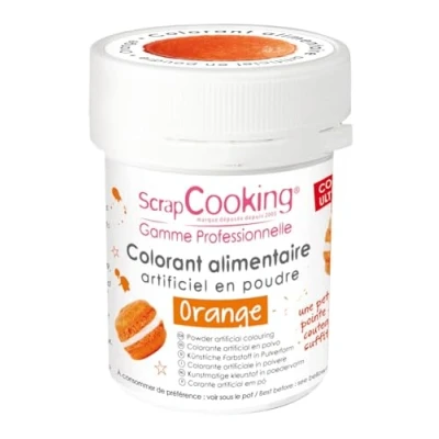 Image de SCRAP COOKING Colorant Artificiel en Poudre Orange 5 g Pour Pâtisseries, Gâteaux, Halloween 4032