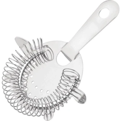 Afbeelding van Olympia Hawthorne RVS cocktail zeef/strainer 4 tanden