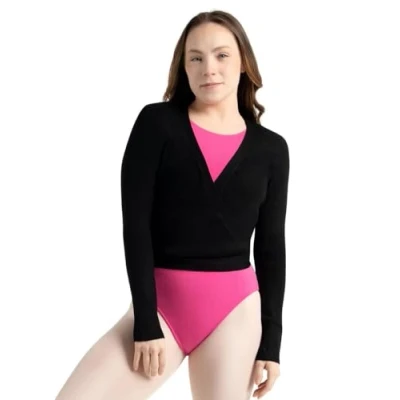 Afbeelding van Capezio dames trui 11381w, zwart.