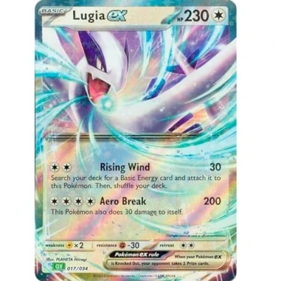 Afbeelding van Gigantische Pokémon kaarten GX, VMAX, EX, Vstar of V (Lugia EX 017/034)