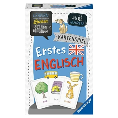 Afbeelding van Ravensburger 80543 Leren Lachen Doe Je Zelf: Eerst Engels, kinderspel vanaf 6 jaar (Duits)