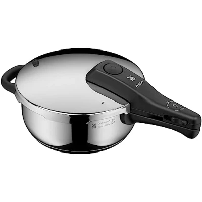Afbeelding van WMF Perfect Snelkookpan Ø 22 cm diameter 3 liter, Cromargan roestvrij staal voor inductie