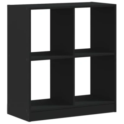 Image de vidaXL Bibliothèque noir 68,5x32x75 cm bois d&#039;ingénierie852808