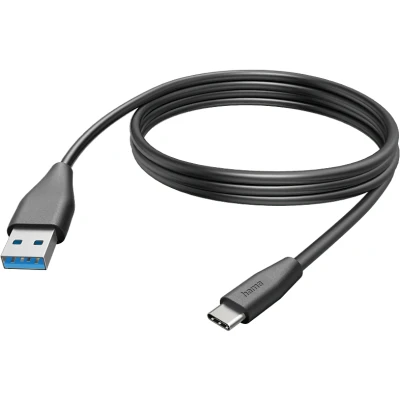 Image de Hama Câble Usb a c 3 M Noir (201597)