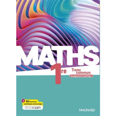 Image de Maths 1re Enseignement scientifique (2023) Manuel élève