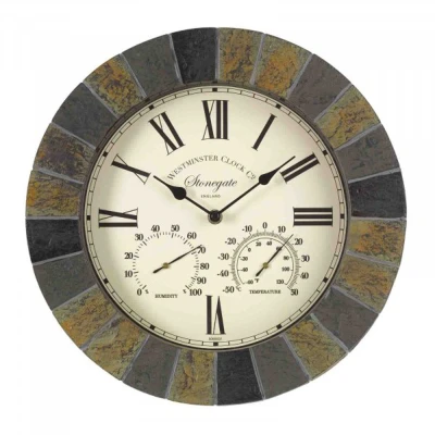 Afbeelding van Stonegate Tuinklok 3 in 1 35cm