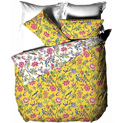 Afbeelding van Furn Home Pomelo Duvet Set 1 Persoons Dekbedovertrek 135x200cm Beddengoed