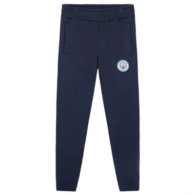 Afbeelding van Manchester City FC trainingsbroek met capuchon voor tieners en jongens van 7 tot 14 jaar, Joggers marineblauw, 13 marineblauw
