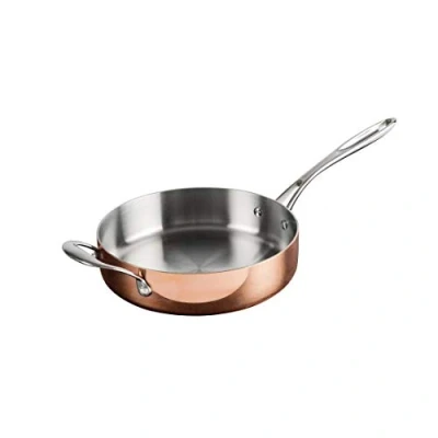 Afbeelding van Vogue Triwall koperen inductie sauteuse 24cm