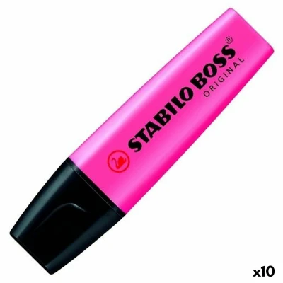 Afbeelding van STABILO BOSS ORIGINAL markeerstift fluorescerend roze (2 stuks)