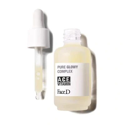 Afbeelding van Face D Pure Glowy gezichtsserum antioxidant en verstevigend met vitamine A.C.E, 30 ml