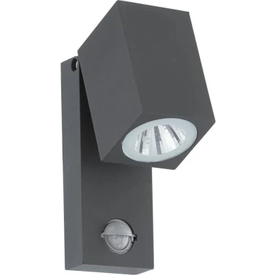 Afbeelding van sensorwandlamp Sakeda LED antraciet Grijs Aluminium EGLO