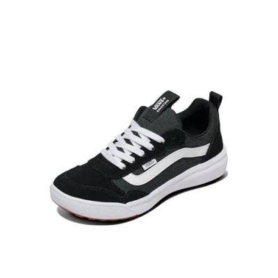 Afbeelding van Vans Range Exp Sneakers voor dames, Zwart en wit suède canvas