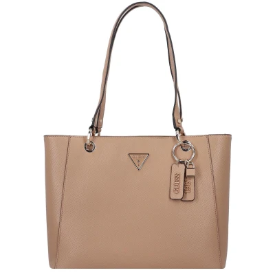 Afbeelding van Guess Noelle tote bag beige schoudertas dames