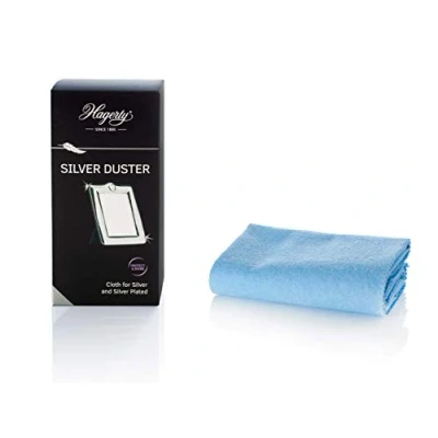 Afbeelding van Hagerty Silver Duster zilveren reinigingsdoek met aanslagbescherming, 55 x 35 cm, effectieve voor metalen vazen