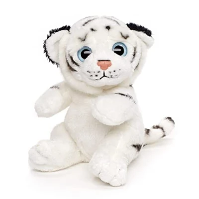 Afbeelding van Uni Toys Witte tijger plushie 16 cm (hoog) pluche wilde dier dier, knuffeldier, EW 20151