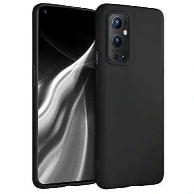 Afbeelding van kwmobile telefoonhoesje geschikt voor OnePlus 9 Pro Hoesje smartphone Back cover in mat zwart
