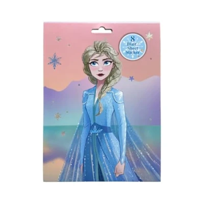 Afbeelding van Stickerboek Frozen met 8 Vellen
