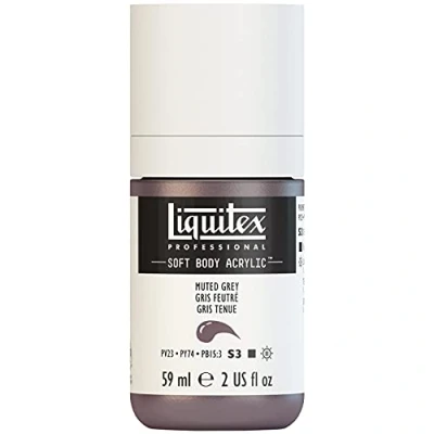 Afbeelding van Liquitex Professional Soft Body Acrylfles, 59 ml, lichtgrijs
