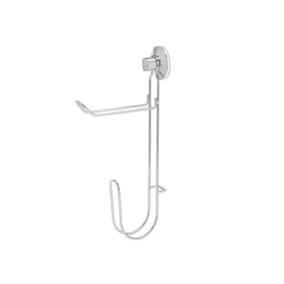 Afbeelding van Toiletrolhouder Staal ABS 3 x 32 15 cm (12 Stuks) Dubbel