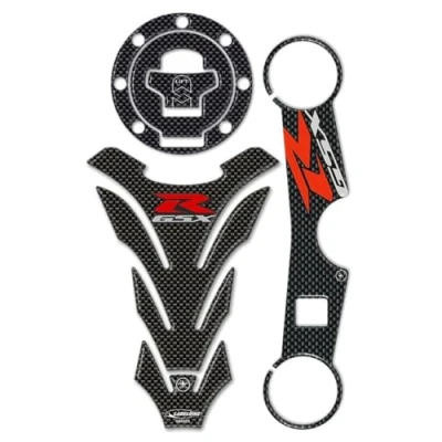 Afbeelding van labelbike 3D beschermstickerset GSX R motorfietsen compatibel met Suzuki 600 GSXR 2000 2003