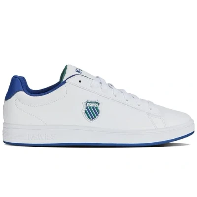 Afbeelding van K SWISS Shield Sneakers laag, Heren, Maat: 44, Wht brscht cabrnt Leer