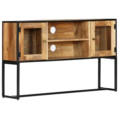 Afbeelding van Tv meubel 120x30x75 cm massief gerecycled hout