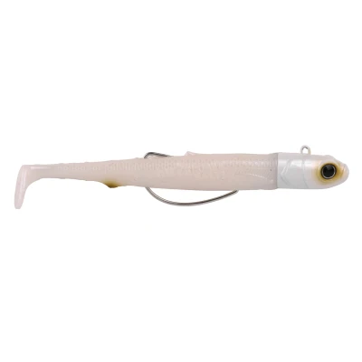 Afbeelding van Spro Gutsbait Salt Zeevis Softbait White Minnow 8cm (7g) Shad