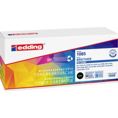 Afbeelding van Edding Toner vervangt Brother TN 243 Compatibel Zwart 1000 bladzijden EDD 1085 18