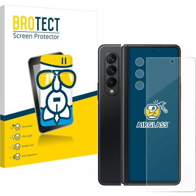 Afbeelding van BROTECT Screenprotector voor Samsung Galaxy Z Fold 3 5G (Voor+Camera) Folie Beschermfolie Beschermglas transparant