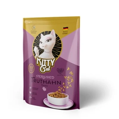 Afbeelding van Voordeelpakket: 2x800g Kitty Cat Gesteriliseerd met kalkoen droogvoer voor katten