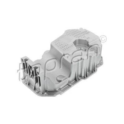 Afbeelding van TOPRAN 118 Carterpan Met olieaftapschroef afdichtring, gat voor oliestandsensor, Zonder sensor, oliekuipafdichting Aluminium