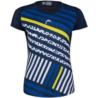 Afbeelding van Head Racket Sammy T shirt Met Korte Mouwen Blauw XS Vrouw