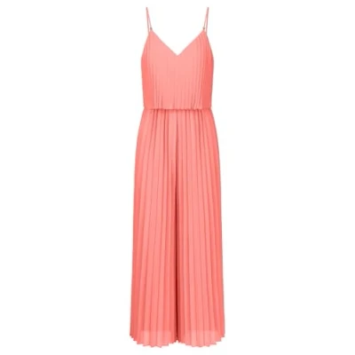 Afbeelding van Apart Plisseeoverall Jumpsuit, Dames, Maat: 34, Koralle