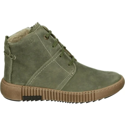 Afbeelding van Josef Seibel Veterboots moos, Dames, Maat: 36, Moos Leer