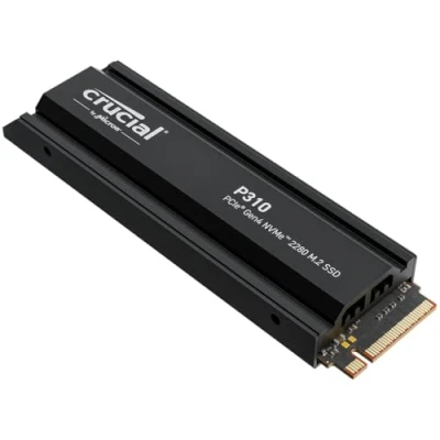 Image de Crucial P310 PS5 SSD 2To PCIe Gen4 NVMe M.2 avec Dissipateur, jusqu’à 7100 Mo/s, compatible PlayStation 5, Ordinateur de Bureau, Disque Dur Interne CT2000P310SSD5 01