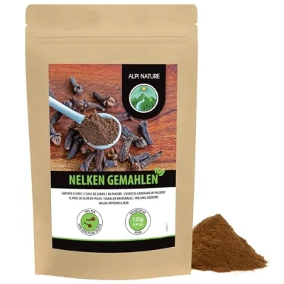 Image de Alpi Nature Clou de Girofle en Poudre 125g, Clous Moulus, Épice Cuisine
