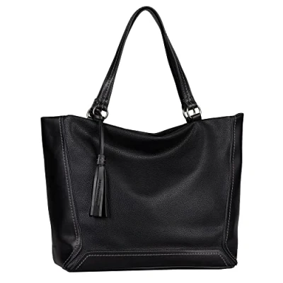 Afbeelding van TOM TAILOR ISA, Shopper met ritssluiting voor dames, zwart, zwart.