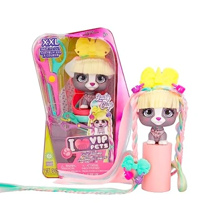 Afbeelding van Pop IMC Toys VIP PETS Hair Academy Lady Gigi