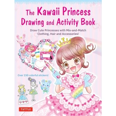 Afbeelding van The Kawaii Princess Drawing and Activity Book