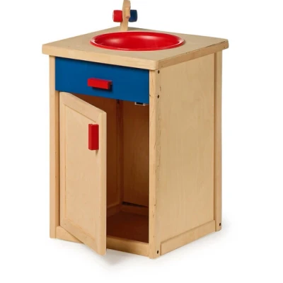 Afbeelding van Houten speelkeukentje met wasbak