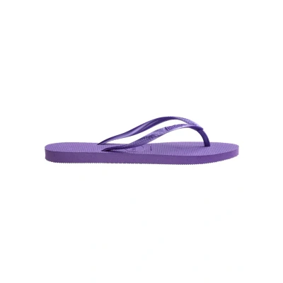 Afbeelding van Havaianas SLIM Teensandalen, Dames, Maat: 33 34, Dark purple Kunststof