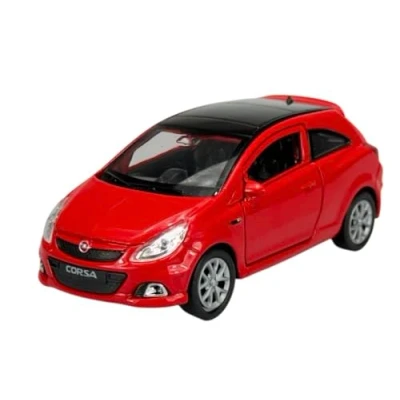 Afbeelding van Welly Opel Corsa OPC D Rood 3 deurs ca. 1/34 1/39 Metalen automodel metaal