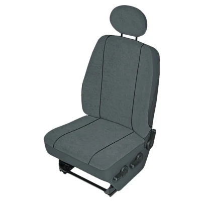 Afbeelding van HP Autozubehör 22418 Autostoelhoes Polyester Grijs Bestuurder, Passagier