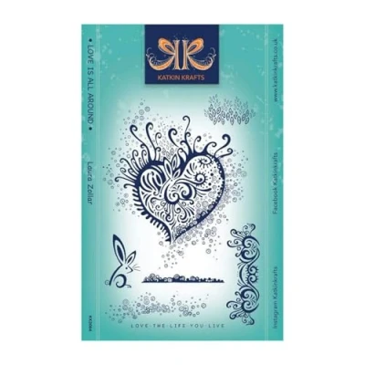 Afbeelding van Katkin Krafts Clear Stamp Set Love is All Around