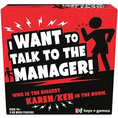 Afbeelding van Goliath I Want To Talk The Manager! Engelstalig Kaartspel Partyspel Kom Erachter Wie De Grootste Karen/Ken Is!