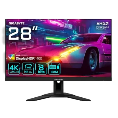 Afbeelding van Gigabyte M28U LED monitor Energielabel G (A G) 71.1 cm (28 inch) 3840 x 2160 Pixel 16:9 1 ms USB 3.2 Gen (USB 3.0), HDMI, DisplayPort, Hoofdtelefoon (3.5
