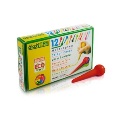 Afbeelding van ökoNORM Waskrijtjes Pin kleur 12 stuks